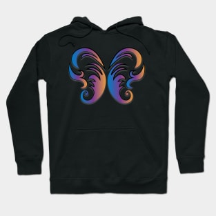Abstract Butterfly Wings Hoodie